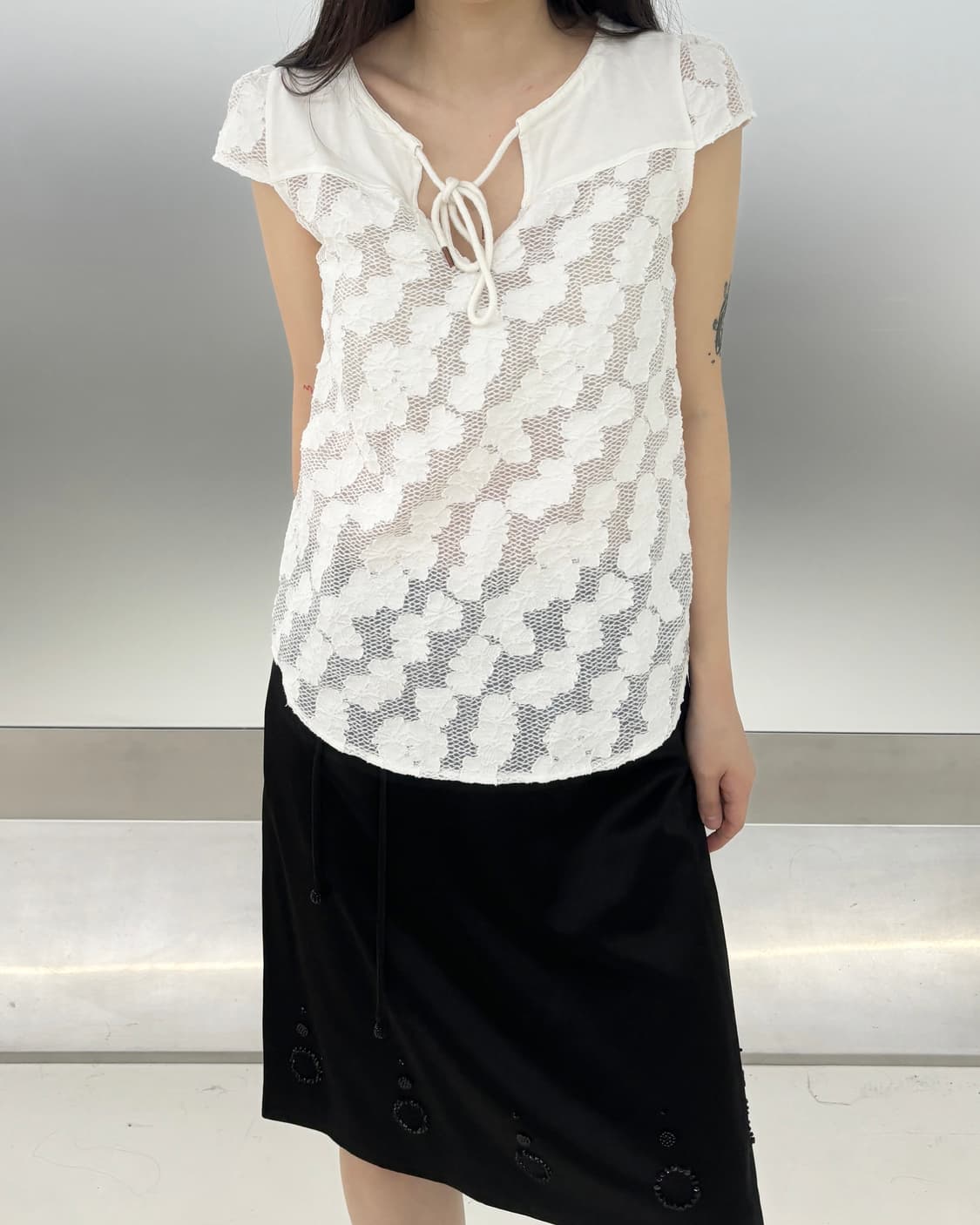 Courregess skirt 상품이미지3