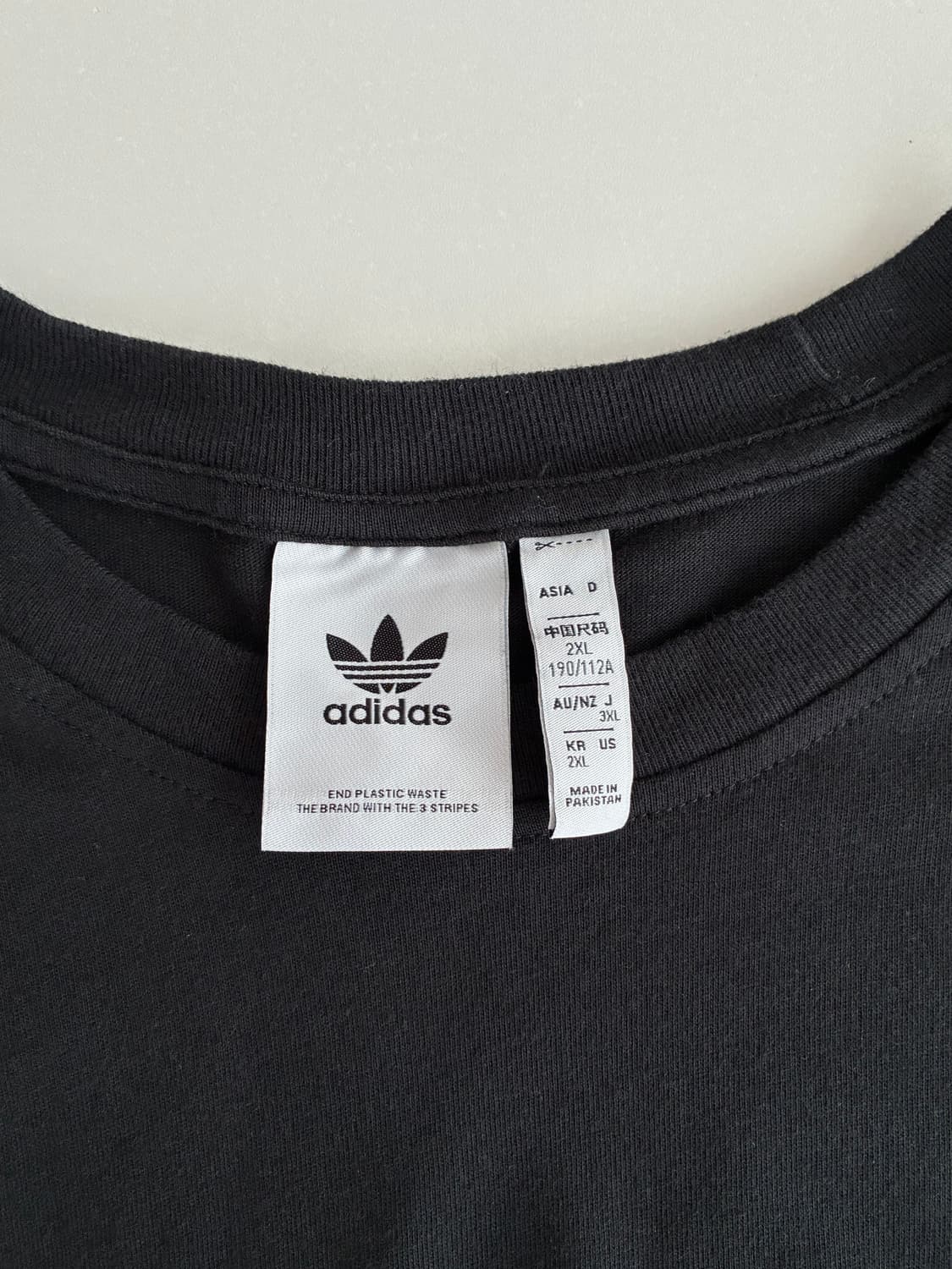 2XL) 아디다스 그래픽 반팔 티셔츠 블랙 상품이미지5