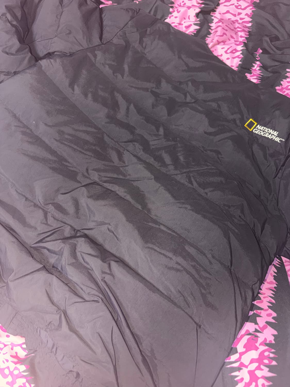 내셔널지오그래픽 유틸리티 블랙 패딩 M 상품이미지3