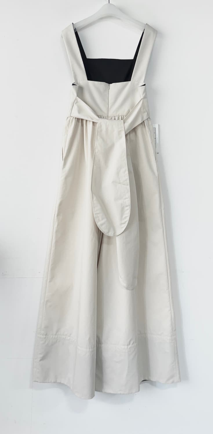 럭키슈에뜨 백 리본 포인트 와이드 점프수트 상품이미지6