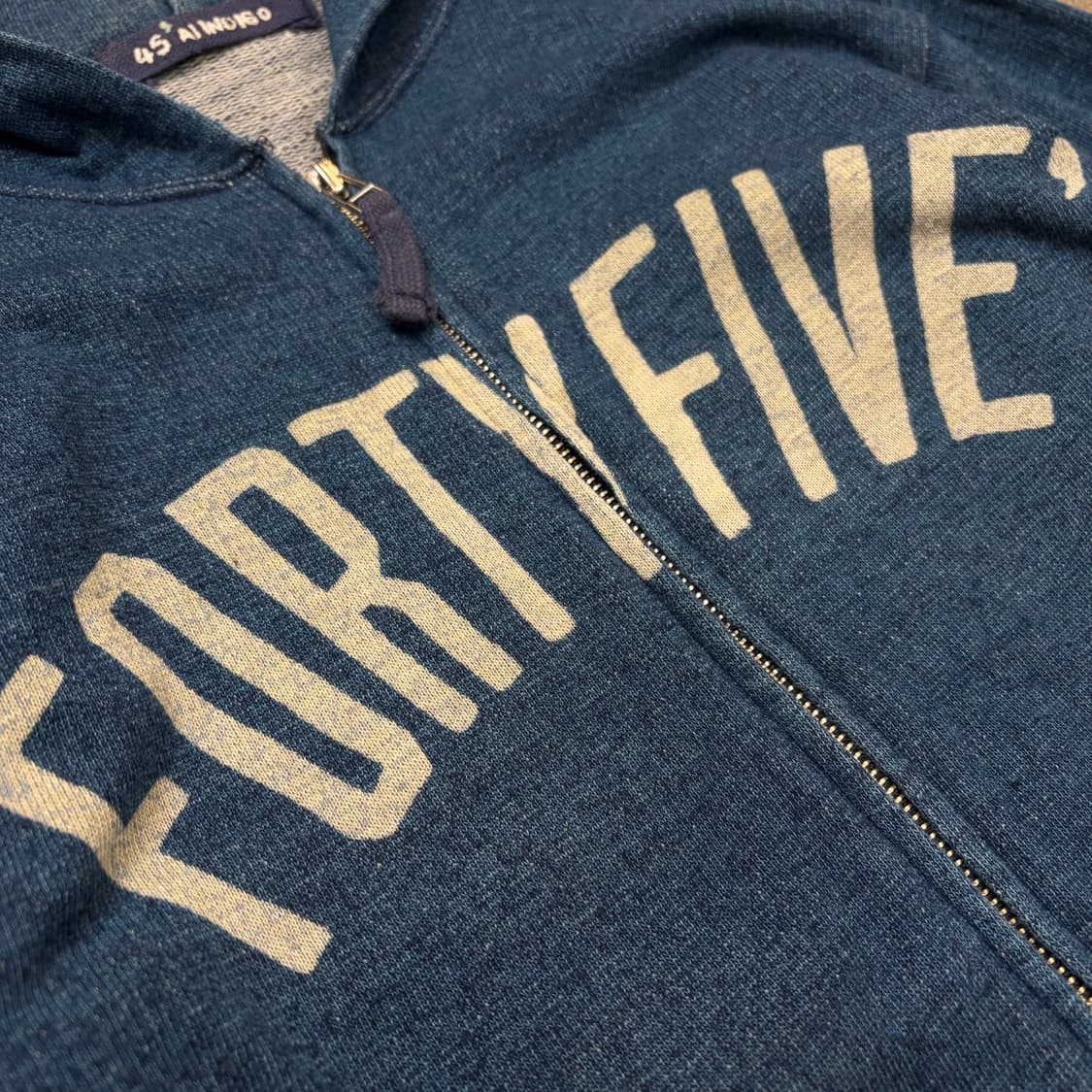 45rpm 우먼스 인디고 후드 집업 1 상품이미지3