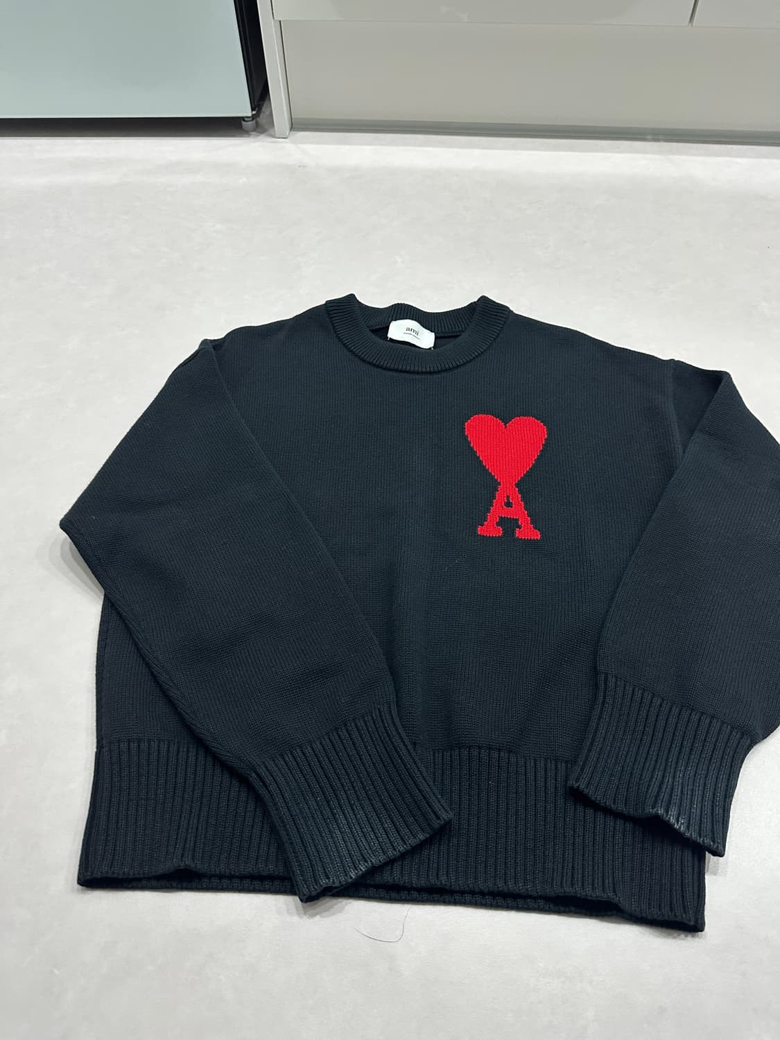 아미 빅 로고 니트 상품이미지1