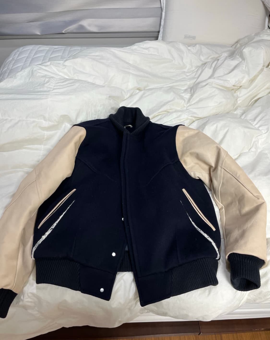 Xlim ep6 바시티 자켓 네이비 M 새상품 상품이미지2