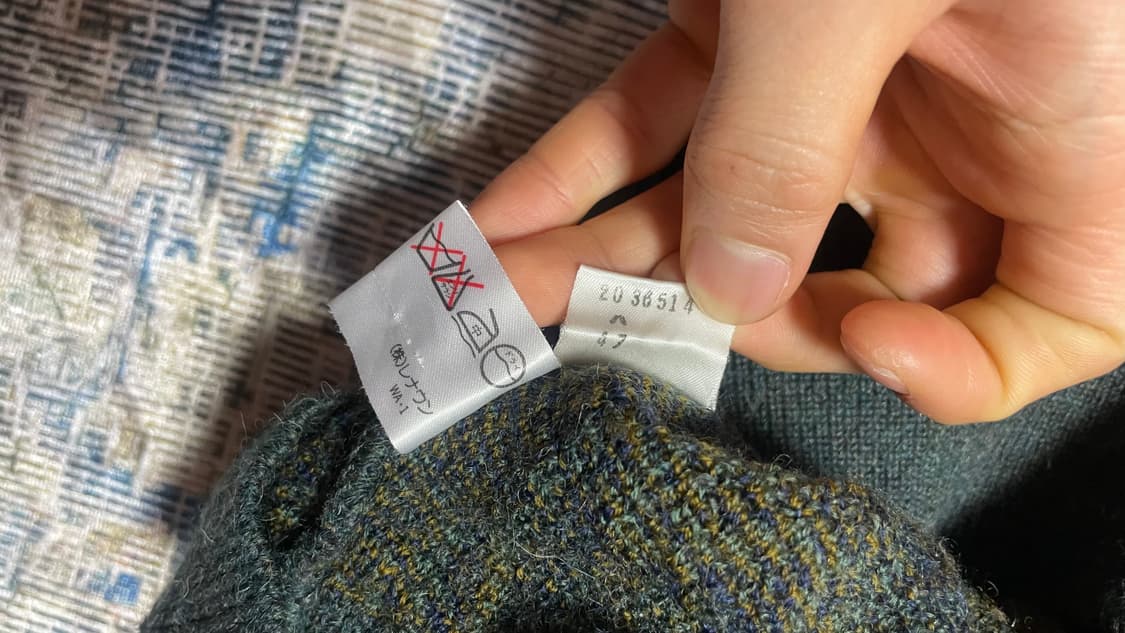 JPN 90s~00s 일본 빈티지 아놀드파머 에스닉 보헤미안 패턴 울니트 상품이미지7