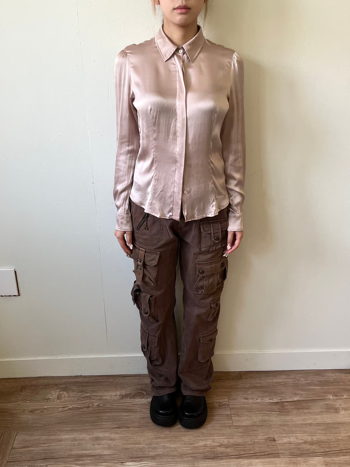 Max Mara 인디핑크실크 셔츠 상품이미지6