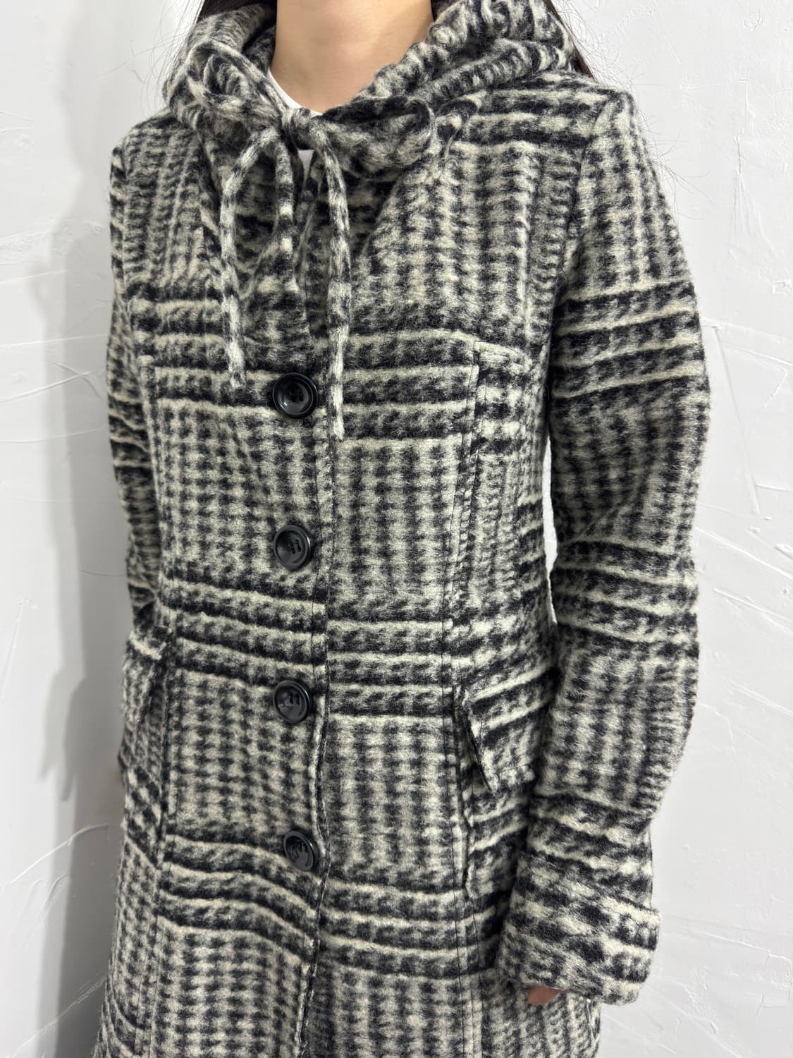mdept check coat 상품이미지3