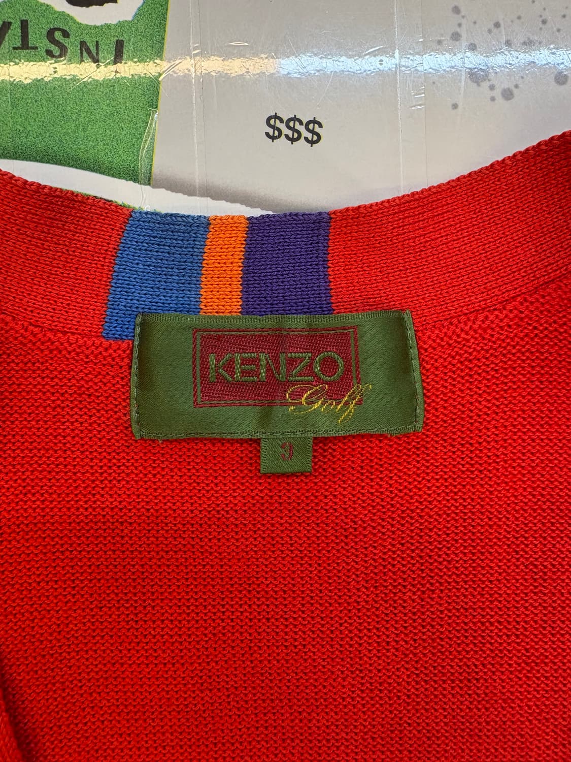 겐조 골프 플래그 니트 베스트 상품이미지7