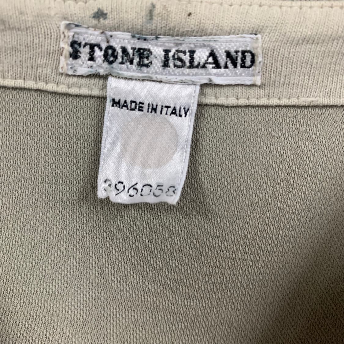 M 스톤아일랜드 로고 자수 빈티지 반팔티 상품이미지6