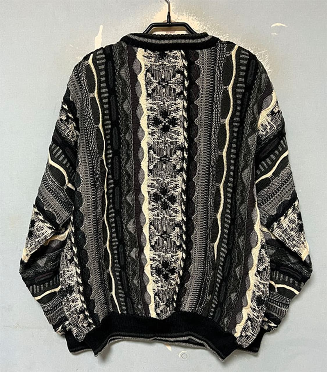 아놀드바시니 3D 케이블니트 새상품 오버핏 캐주얼 L 100 상품이미지2