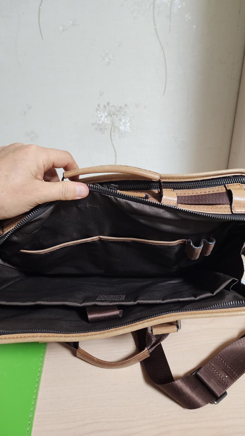 BOSTANTEN 브라운 가죽 서류 가방 상품이미지6