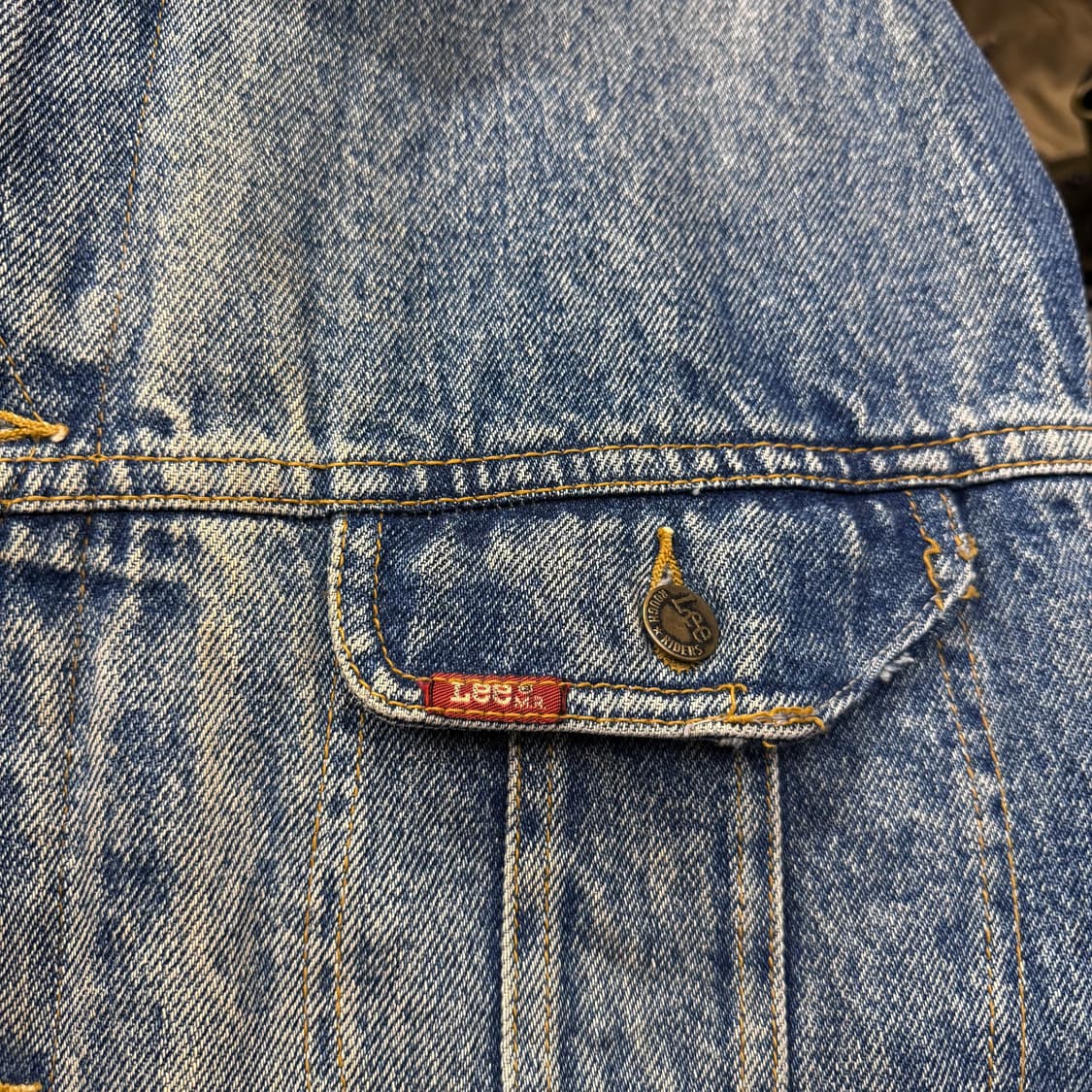 80s LEE 빈티지 리 101J 스톰 라이더 블랭킷 데님 자켓 N000 상품이미지6