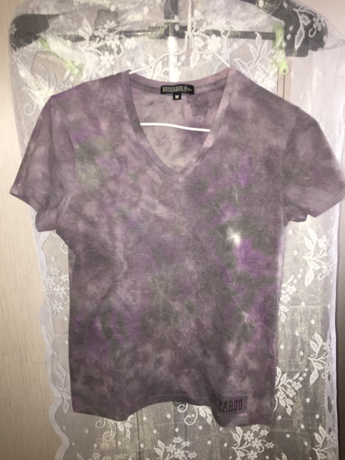 버카루 타이다이 빈티지 브이넥 반팔티셔츠 상품이미지1