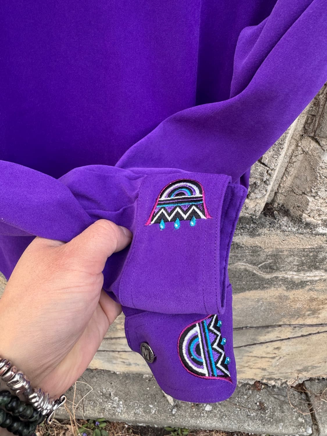 빈티지 자수 셔츠 자켓 상품이미지4