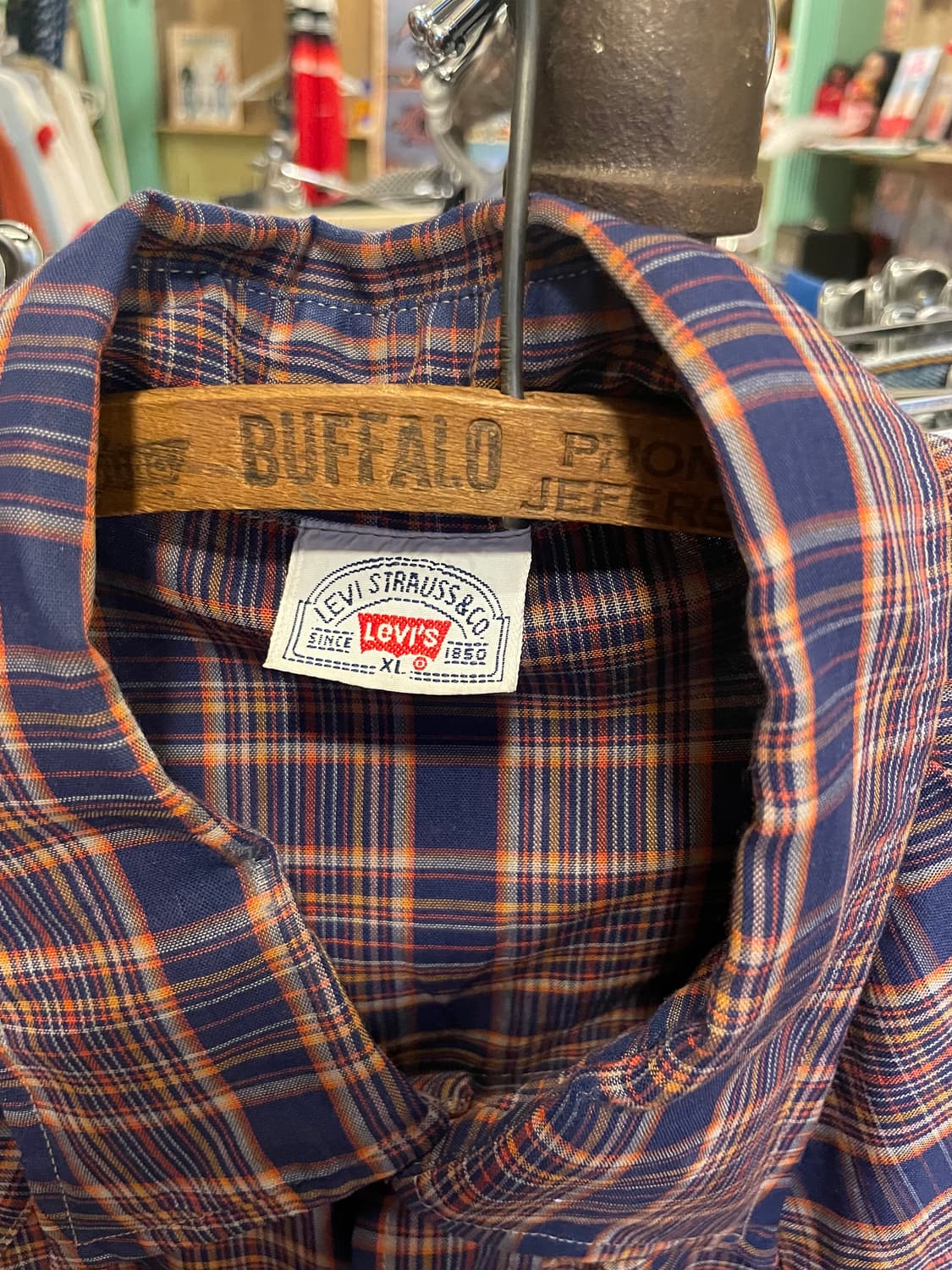 1980-90's Levi’s Western Check Shirt 상품이미지2