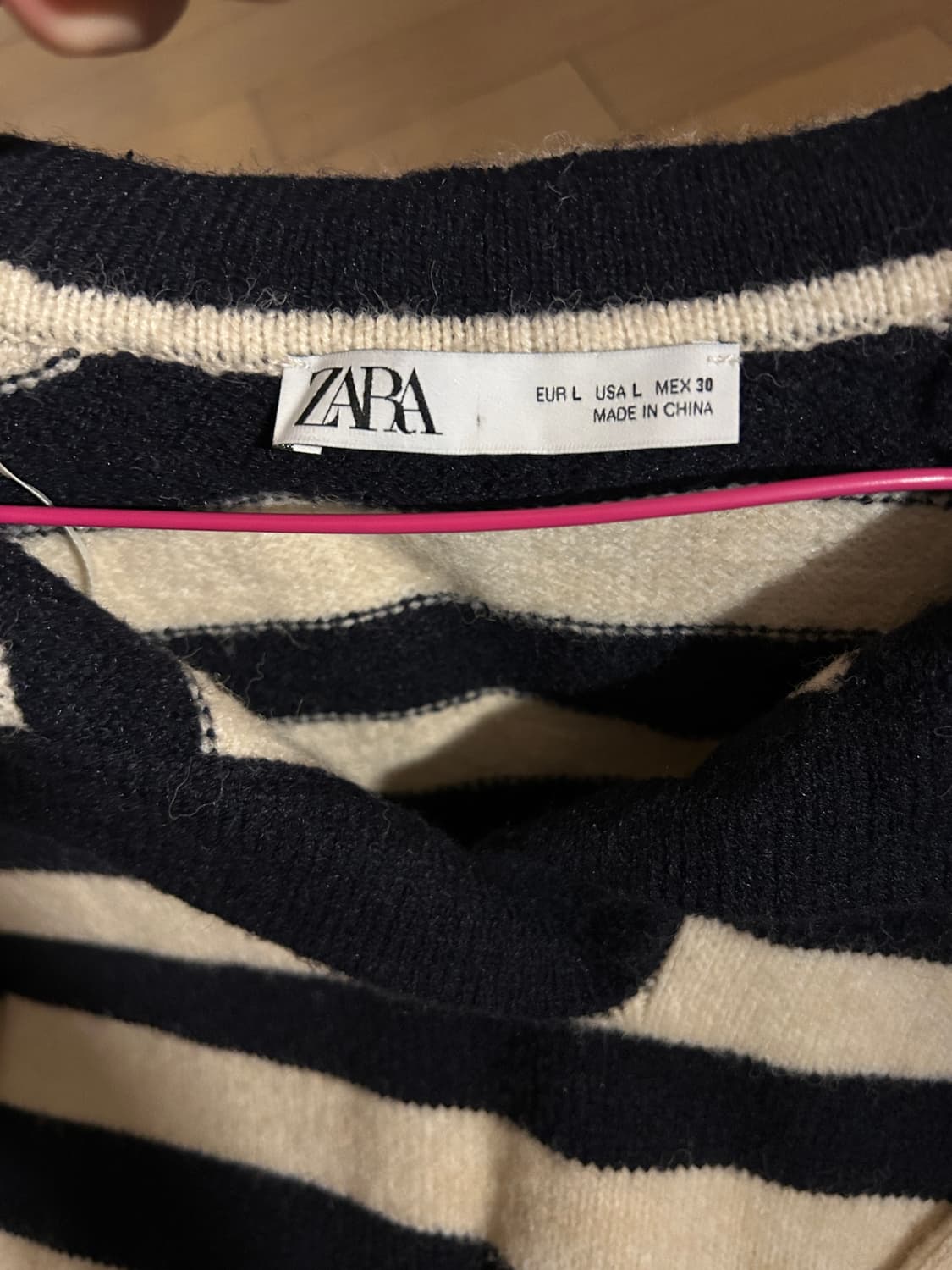 자라 세일러카라 루즈핏니트 상품이미지4