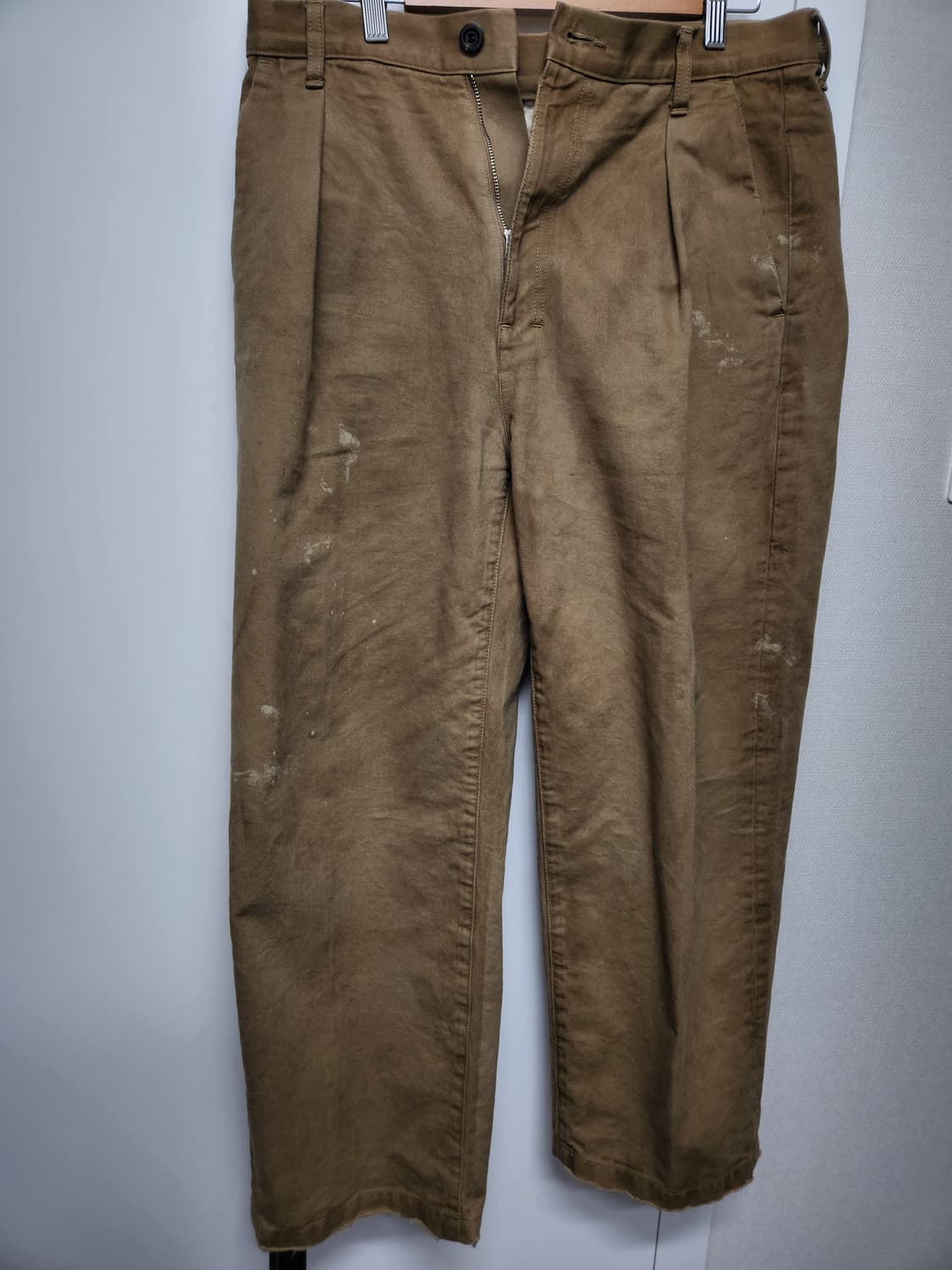 안셀름 원턱 에이징 치노 브라운 2사이즈 상품이미지1