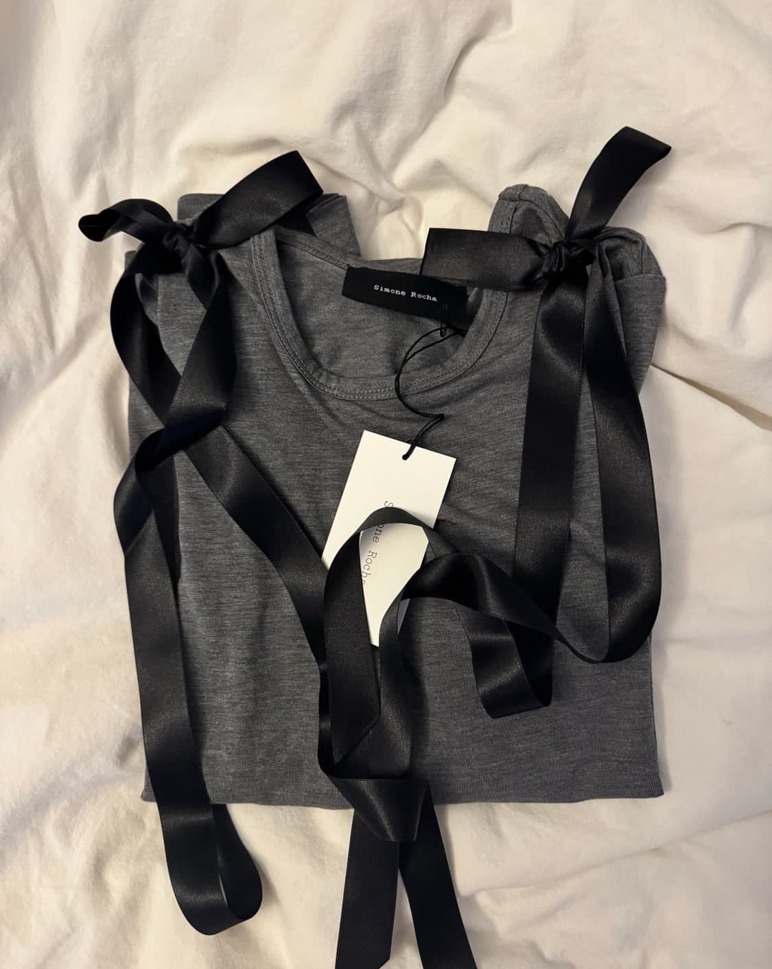 25fw Bow Ribbon Tail long sleeve top s 상품이미지4