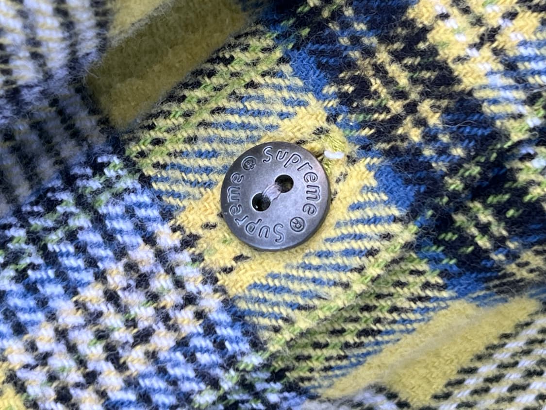 Supreme SS18 Hooded Plaid Flannel Shirt 상품이미지4