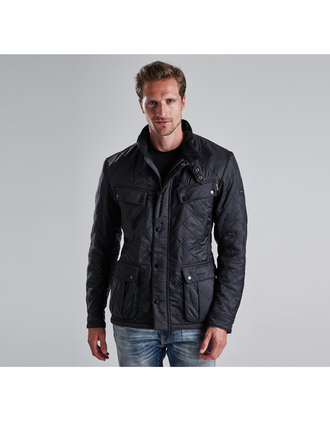 바버 아리엘 블랙 기모 퀼팅자켓 상품이미지8