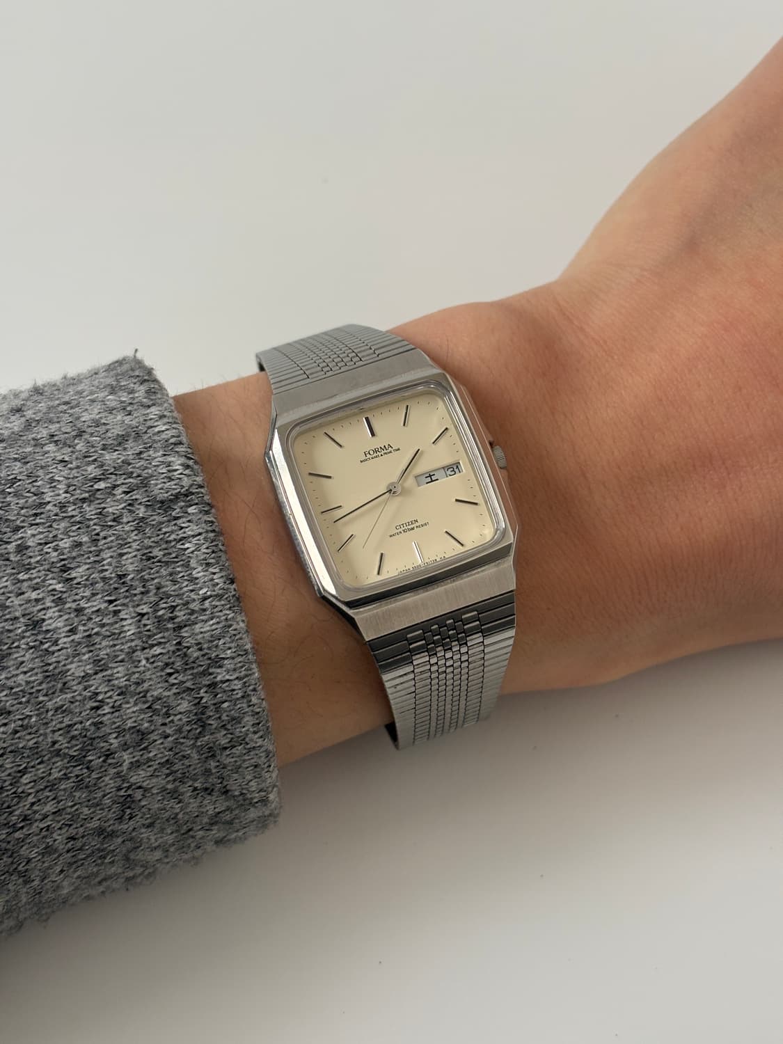 1990s Forma Cream Dial Silver Quartz 상품이미지9