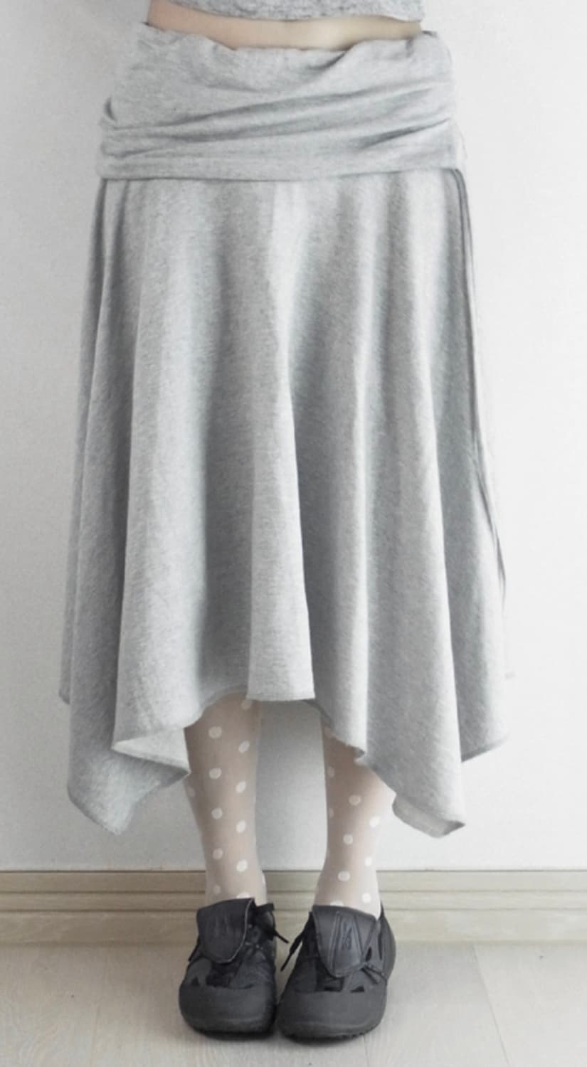 택포) 드레이프 플로우 스커트 상품이미지4