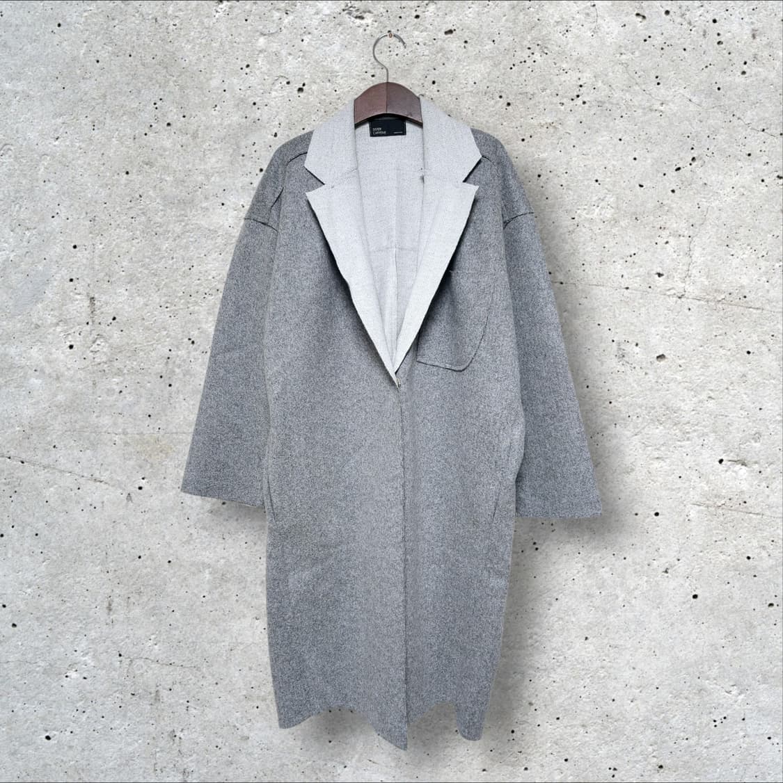 시스터카페인 모직 롱자켓 (FREE) 상품이미지1