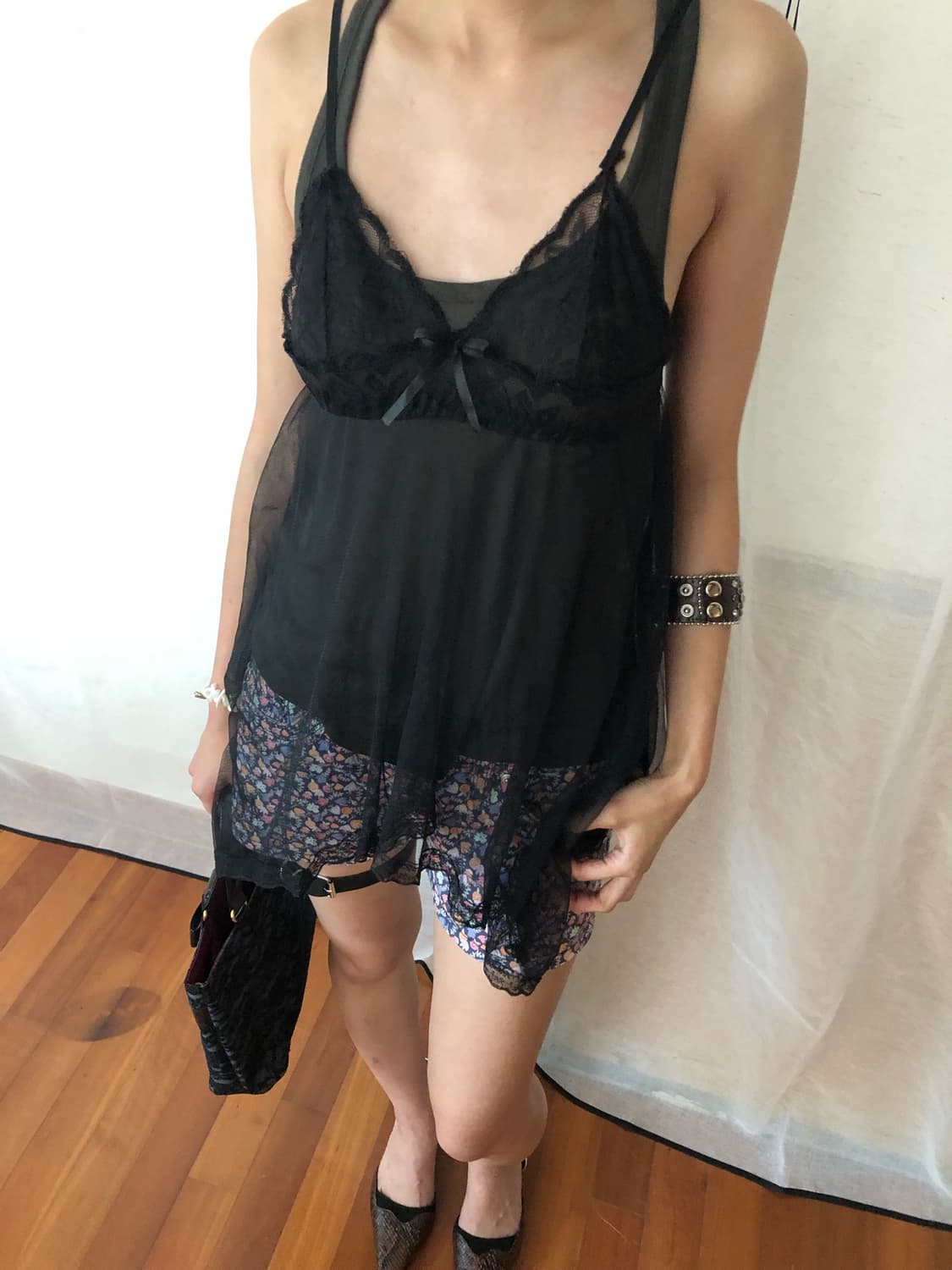 sheer lace camisole top 상품이미지6
