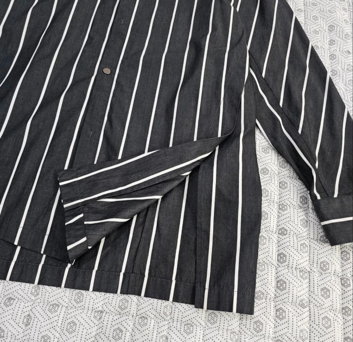 한섬 시스템 SYSTEM 오버핏 스트라이프 셔츠 100~105 상품이미지7