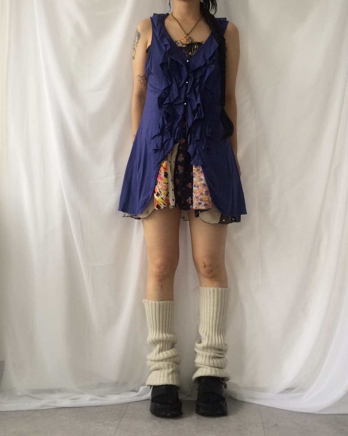 Ruffle point sleeveless 상품이미지1