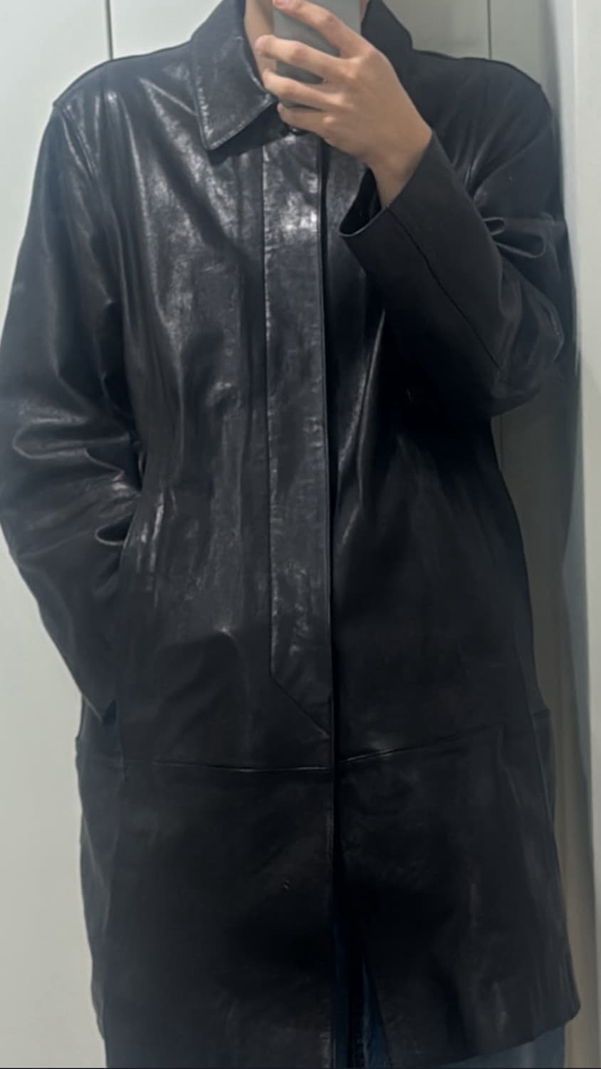 25ss youth 레더 카코트 M 상품이미지1