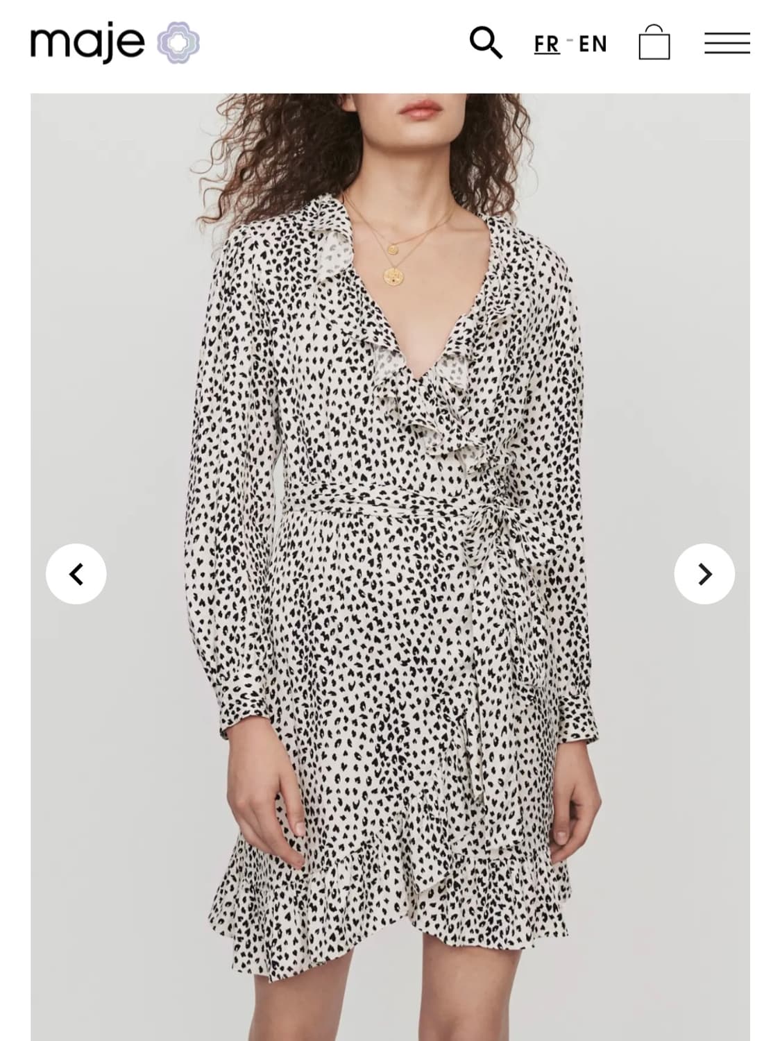 maje 마쥬 랩 원피스 상품이미지9