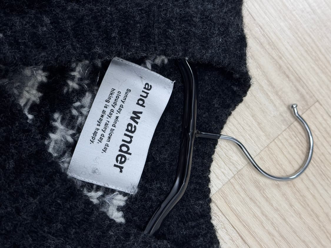 앤드원더 노르딕 니트 상품이미지3