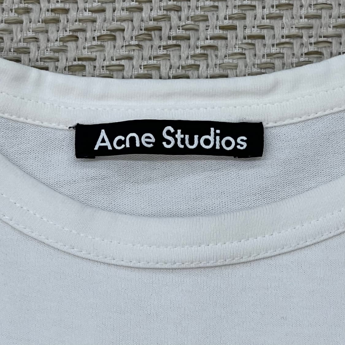 아크네스튜디오 로고 반팔티 r3381 상품이미지7