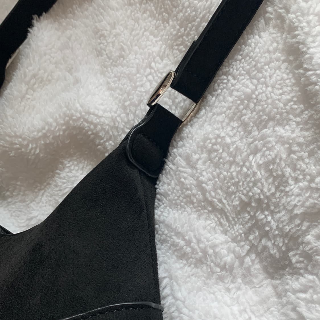 블랙 스웨이드 숄더백 상품이미지8