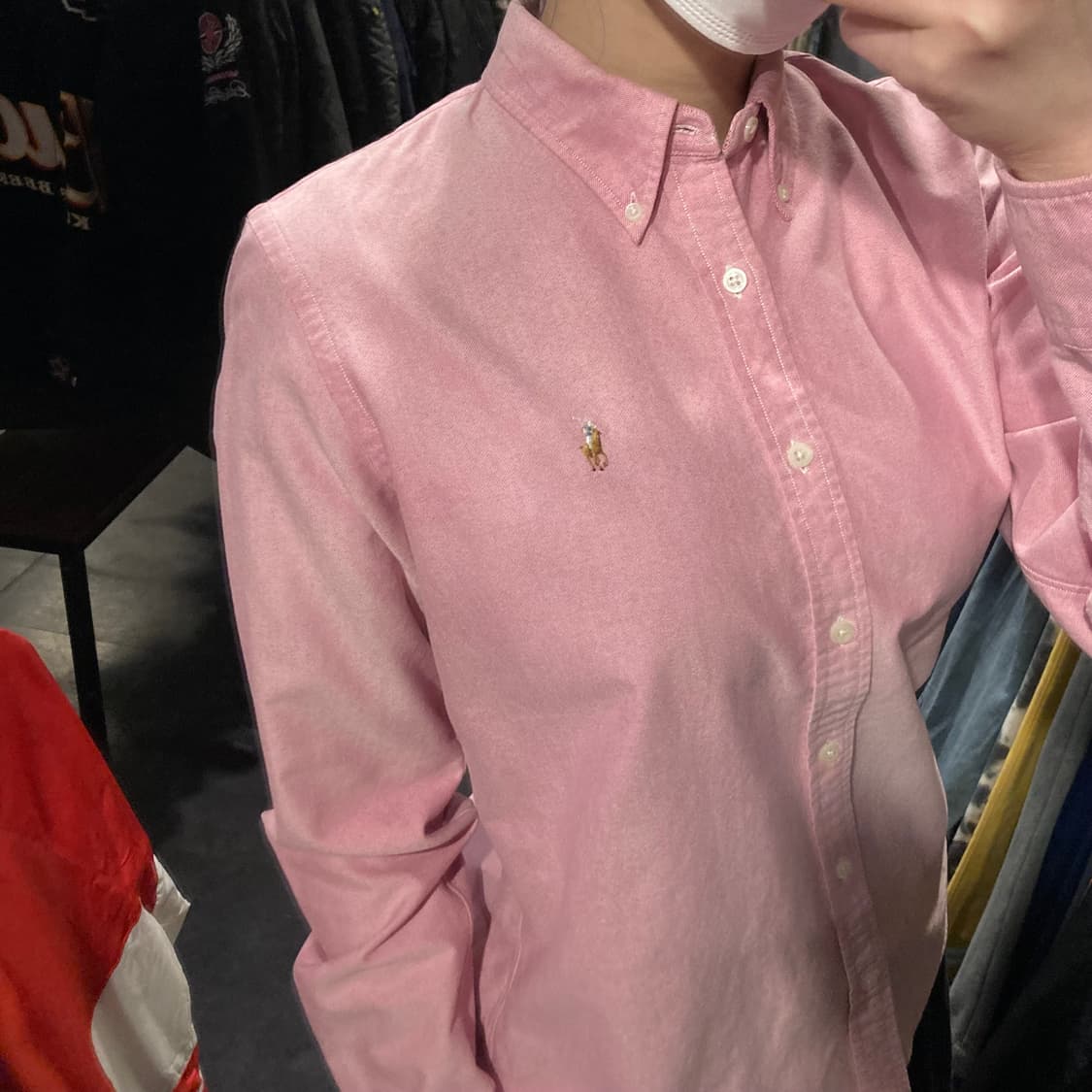 [IM]폴로 랄프로렌 셔츠 핑크 상품이미지4