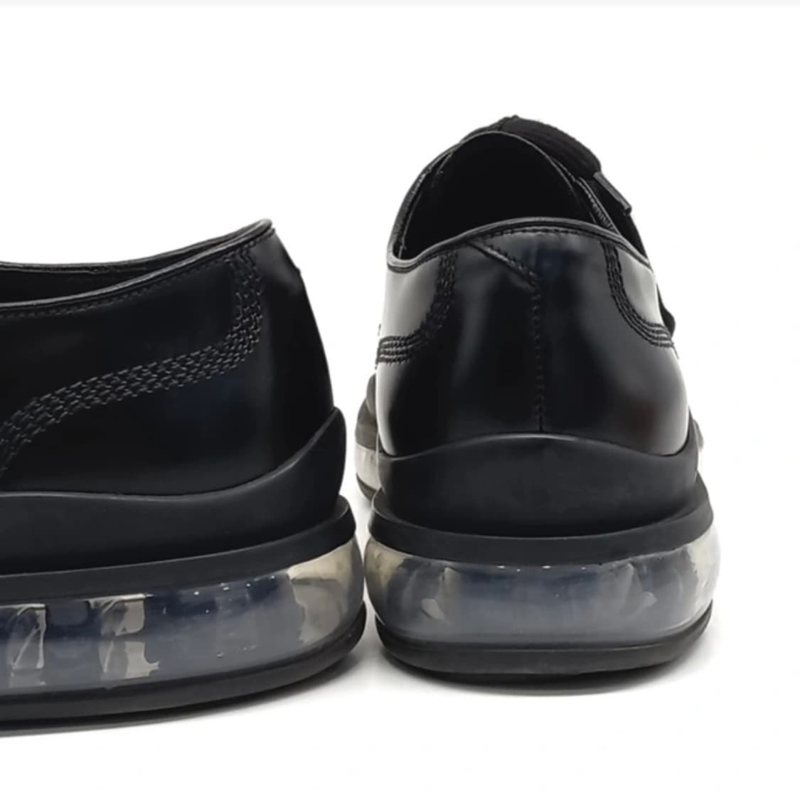 프라다 더비 슈즈 블랙  (남자270)사이즈 상품이미지3