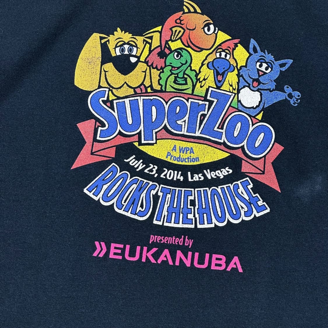 VTG 빈티지 캐릭터 블랙 반팔 티셔츠 (L) 상품이미지5