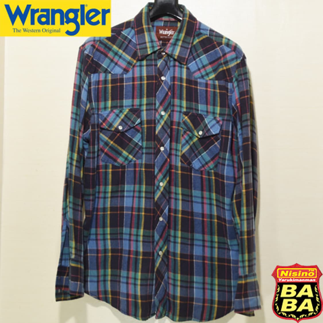 WRANGLER 웨스턴 트위드 스냅셔츠! 상품이미지3