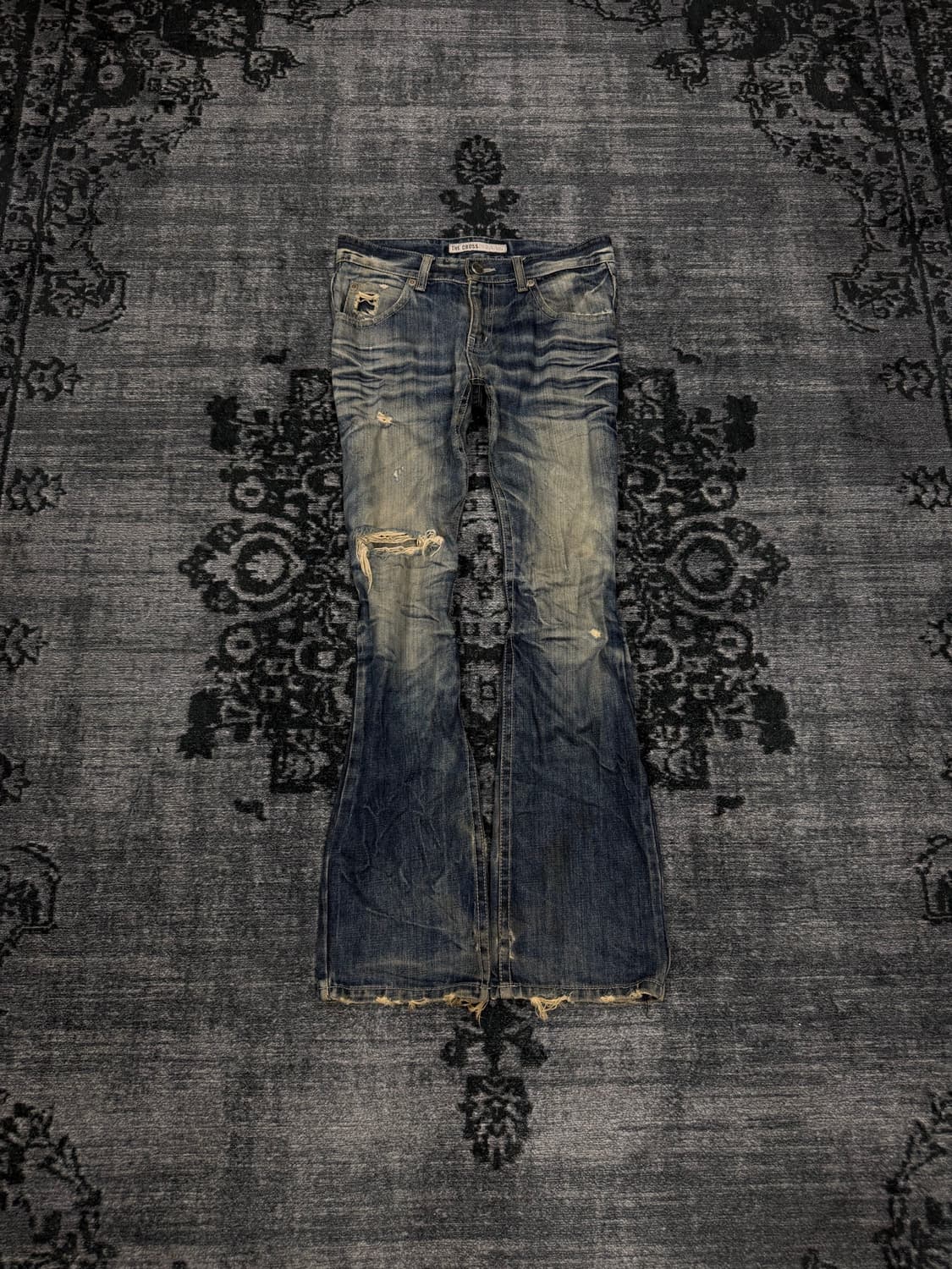 The cross jeans damaged washing boots cu 상품이미지2
