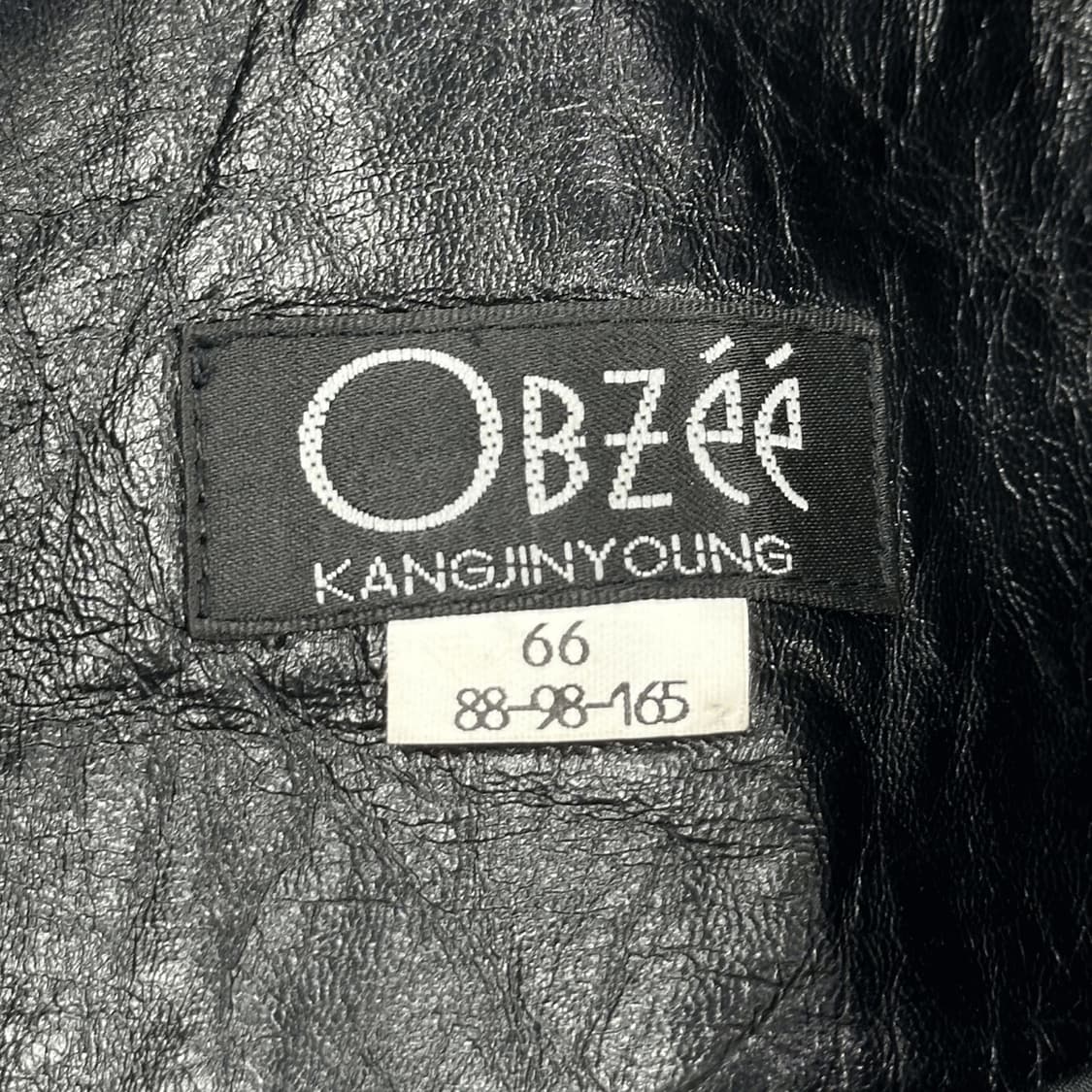 VTG 빈티지 양가죽 블랙 롱코트 자켓 (M 여성추천) 상품이미지7