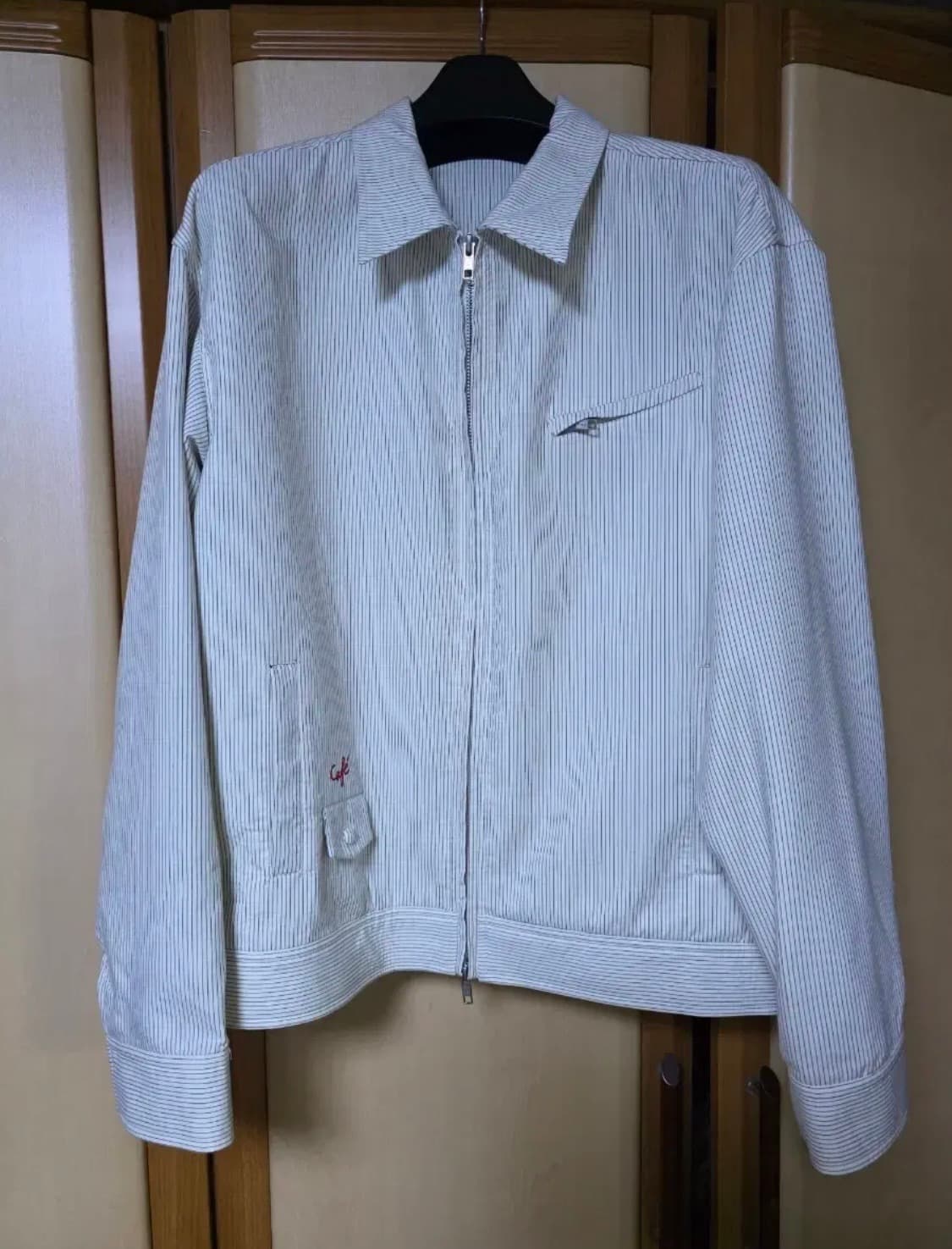 (L) Stu 스트라이프 아이보리 자켓 상품이미지2