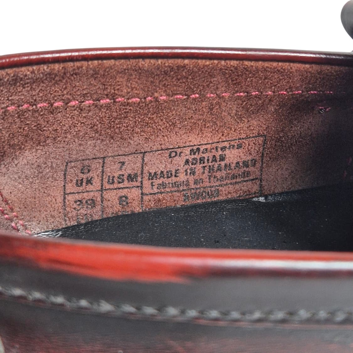 250-255) Dr.martens 닥터마틴 아드리안 테슬 로퍼 버건디 상품이미지8