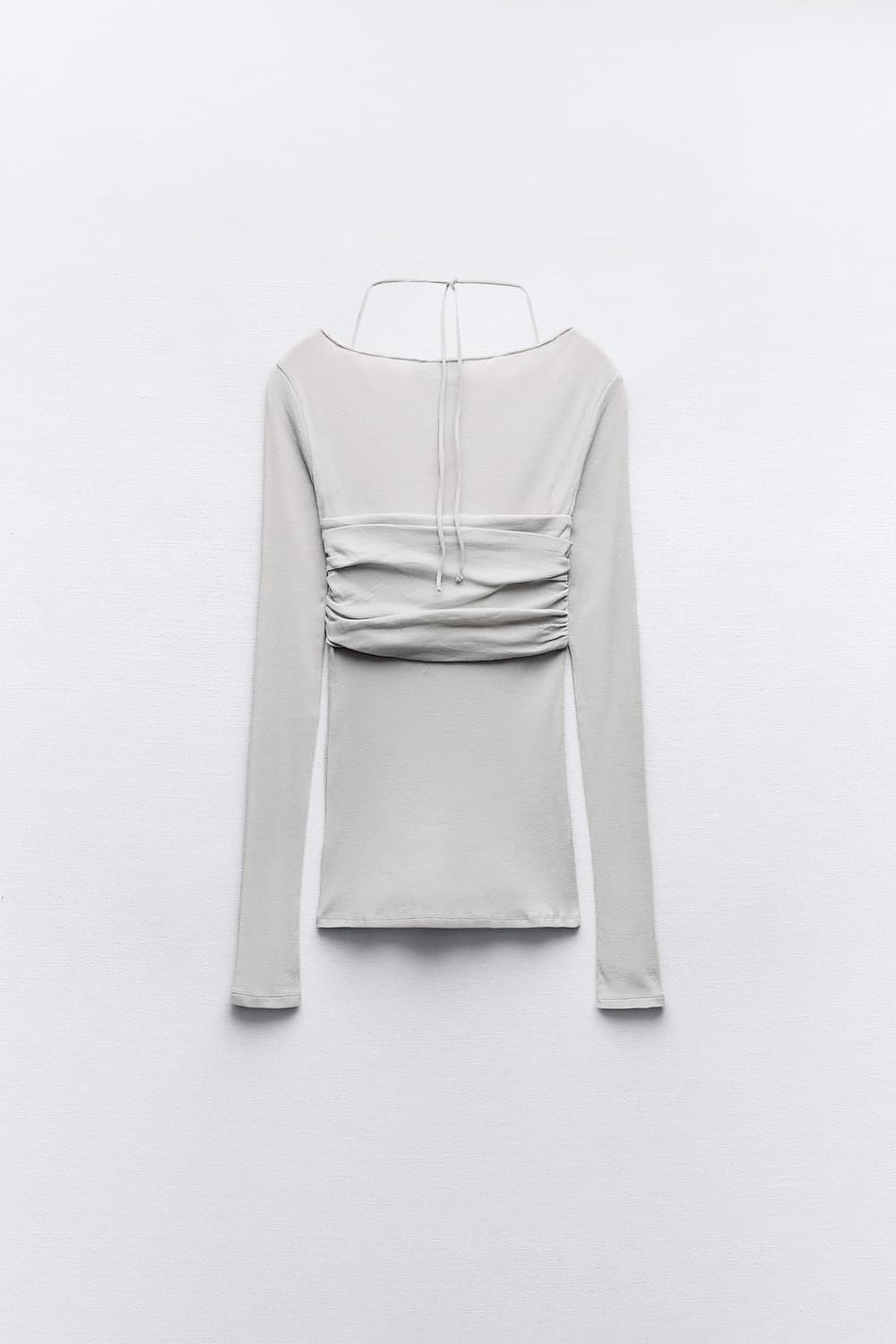 ZARA 세미 시스루 티셔츠 SEA GREEN 상품이미지2