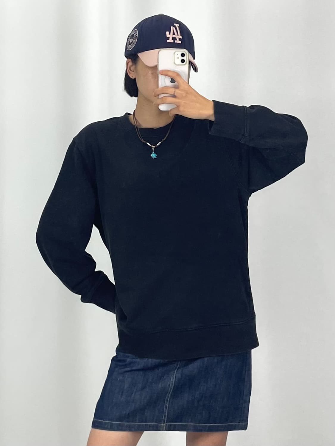  [L]요지아마모토 Y-3 블랙 코브라 백프린팅 맨투맨  상품이미지2