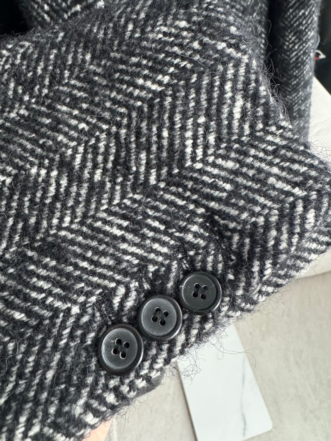 Ami Oversized Wool Herringbone Coat 아미코트 상품이미지6