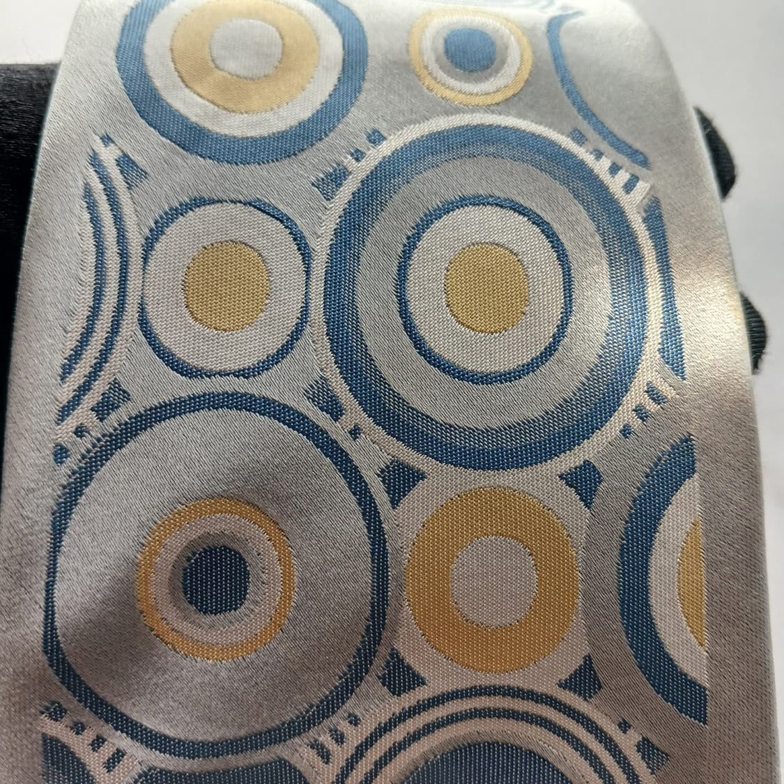 밀라숀 실크 블루 서클 패턴 넥타이 9.5cm A~B등급 A18362
 상품이미지4