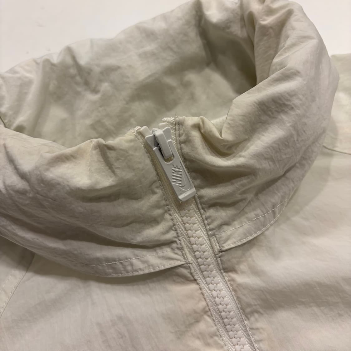 [L] 나이키 우븐 화이트 바람막이 집업 자켓 점퍼 C477 상품이미지6
