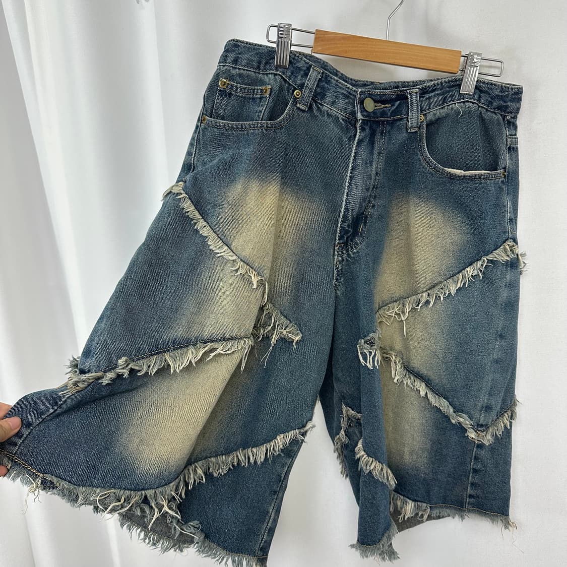 트릴리온 남자 면 청반바지 L  상품이미지2