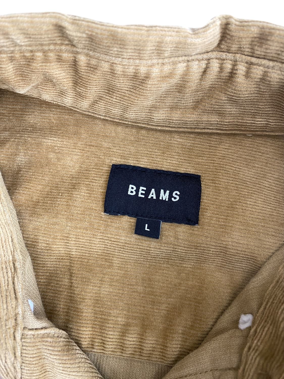 빔즈 오버사이즈 코듀로이 셔츠  상품이미지6