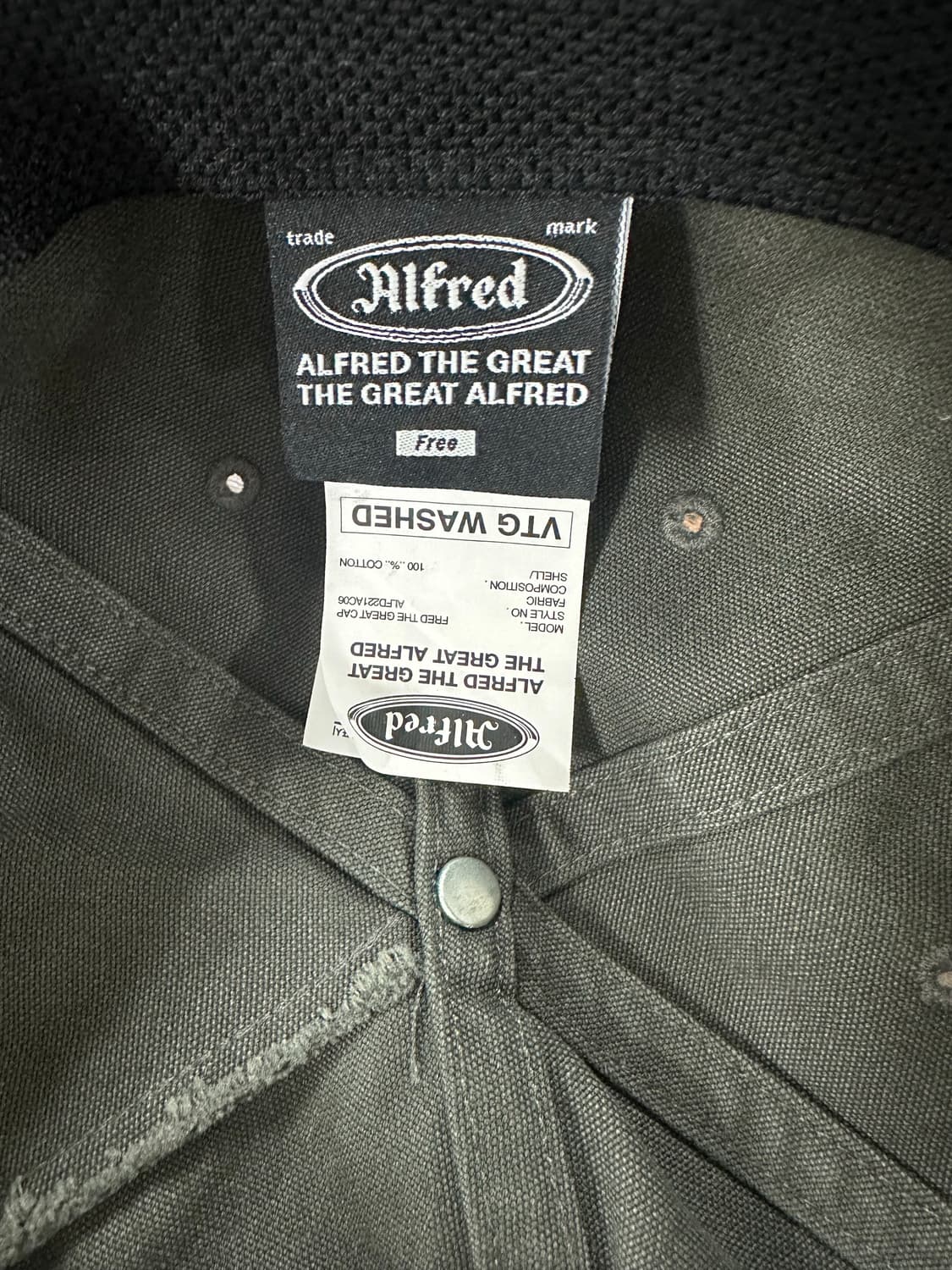 헤리티지플로스 알프레드 독수리 5패널 캡 상품이미지5